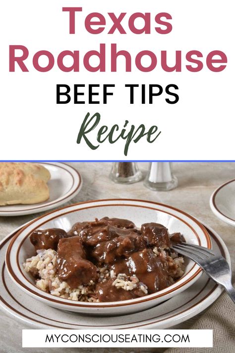 Texas Roadhouse Beef Tips in a dish Texas Road House Beef Tips Recipe, Copycat Texas Roadhouse Beef Tips, Texas Roadhouse Brown Gravy, Texas Roadhouse Steak Bites, Beef Tip Recipes Easy, Texas Roadhouse Beef Tips And Gravy, Texas Roadhouse Beef Tips Recipe, Texas Roadhouse Copycat Recipes, Texas Roadhouse Beef Tips