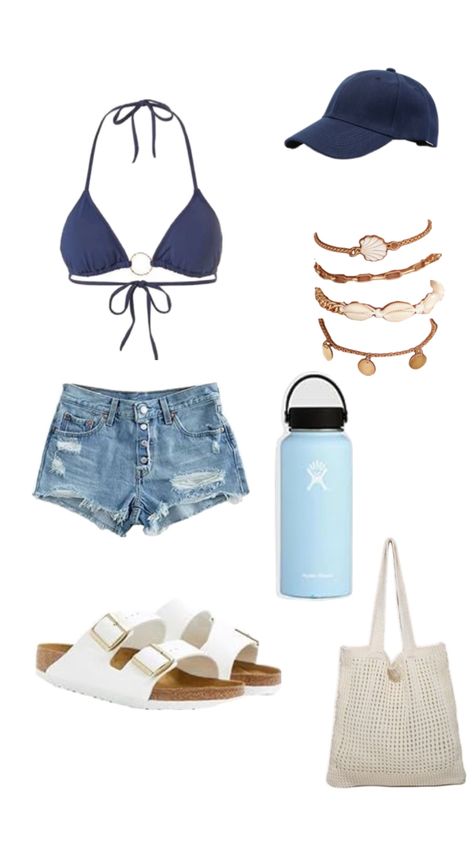 Beach Day Outfit, Day Outfit, Aesthetic Outfits, Beach Day, Outfit Of The Day