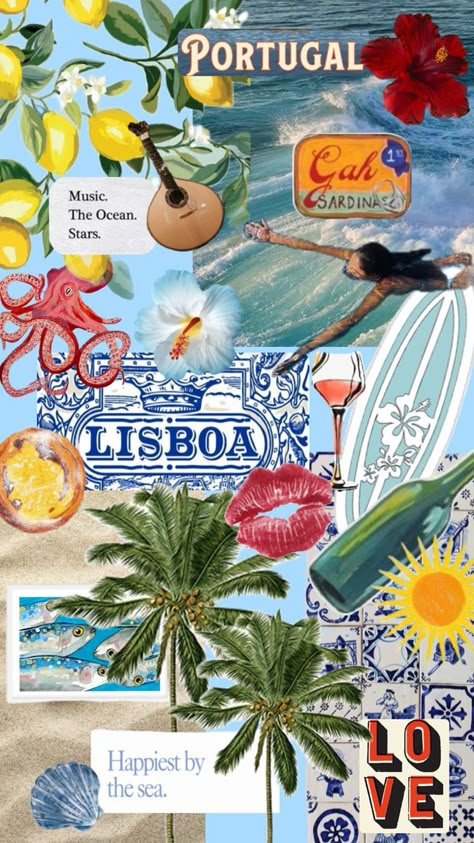 Portugal collage Lisbon summer poster, summer vibes collage, Portugal collage, Lisbon collage, Portugal essentials collage, vintage collage, wallpaper collage, Portugal wallpaper Summer Wallpaper Lock Screen, Summer Wallpaper Iphone Aesthetic Lockscreen, Portugal Background, Portugal Collage, Portugal Moodboard, Portuguese Wallpaper, Summer Vibes Collage, Vintage Collage Wallpaper, Wallpaper Backgrounds Collage