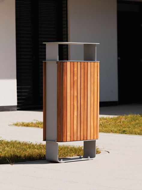 The latest and the greatest :) Check out our new litter bin series STADIUM! | architecture, design, public spaces, park benches, gardening, travel Bin Design, Street Trash, Urban Furniture Design, Tong Sampah, Stadium Architecture, Bathroom Design Black, Park Benches, Litter Bin, Outdoor Trash Cans