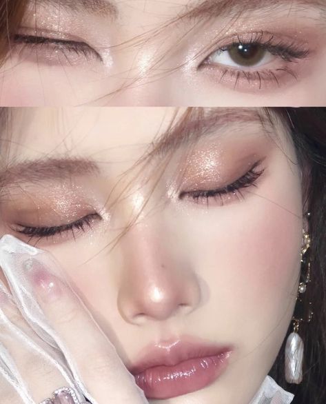 Grad Makeup, Makeup Layout, Angel Makeup, Romantic Makeup, Day Makeup Looks, Makeup 101, Doll Eye Makeup, Ulzzang Makeup, Glossy Makeup