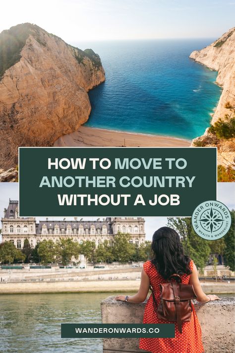 Dreaming of a new life overseas but unsure where to start? Discover how to move abroad without a job lined up. From understanding visa options to managing finances, this guide covers all the essentials. Learn how to navigate the challenges and embrace the adventure of relocating to another country, even if your job search is still in progress! Relocating To Another Country, How To Move To Another Country, Moving Abroad Aesthetic, Move To Another Country, Moving To Another Country, Moving To Europe, Abroad Study, Live Abroad, Moving Overseas