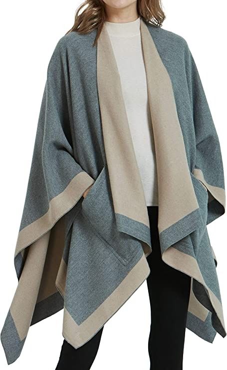 Extremely comfortable and stylish cape sweater. Made from 100% Viscose. Modern Fantasy Fashion, Comfy Things, Cape Shawl, Travel Wrap, Travel Scarf, Classic Scarf, Poncho Wrap, Poncho Cardigan, Cape Sweater