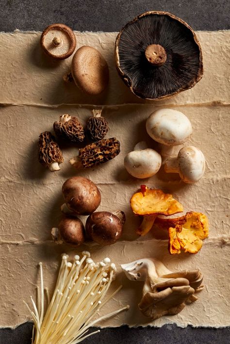 With their meaty texture and mouthwatering flavor, mushrooms are a plant-based cook’s best friend—and we have the recipes to prove it! Here’s everything you need to know about cooking with mushrooms, including how to buy, store, and prepare the most common varieties. Vegan Pho, Types Of Mushrooms, Mushroom Varieties, Maitake Mushroom, Freezer Containers, Dried Mushrooms, Forks Over Knives, White Mushrooms, Stuffed Mushroom Caps