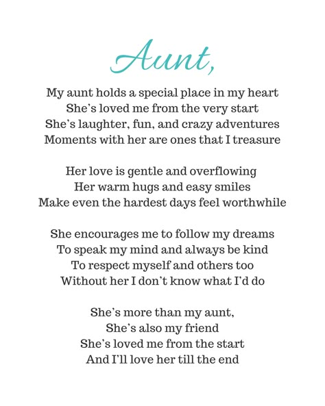 Letters To Write To Your Aunt, Poems For Aunts From Niece, Aunts Are Like Mothers, I Love You Aunt Quotes, Letter To Aunt From Niece, Birthday Cards For Aunts From Niece, Quotes For Aunts From Niece, Favorite Aunt Birthday Quotes, Best Aunt Quotes From Niece