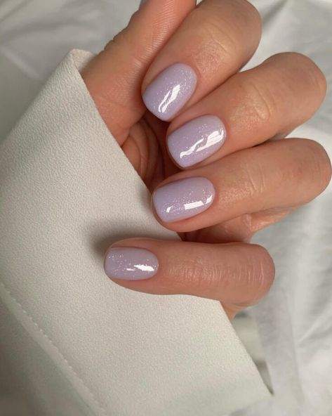 Mauve Nails, Toe Nail Color, Short Gel Nails, Lavender Nails, Subtle Nails, Nagel Tips, White Nail, Short Nail Designs, Pastel Nails