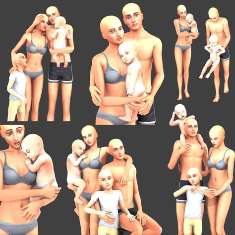 [FSP] - Familiy Poses | Patreon Sims 4 Big Sister Poses, Sims 4 Family Of Three Poses, Sims 4 Family Poses With Infant, Sims 4 Family Outfits, Sims 4 Toddler And Infant Poses, Sims 4 Sims Dump Family, Couple Pose Pack Sims 4, Sims Family Poses, Sims 4 Mother And Daughter Poses