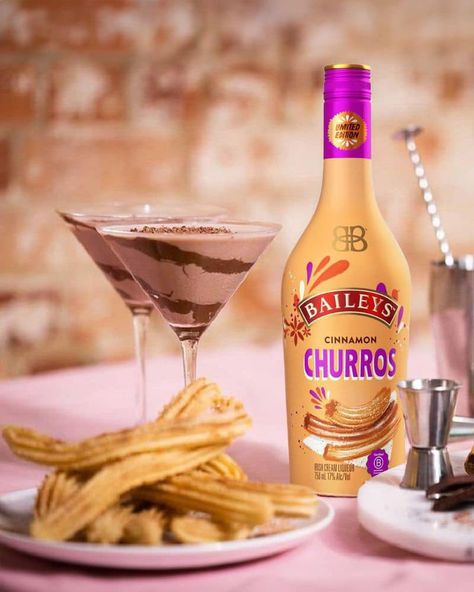 🚨 New arrival alert! 🚨

Introducing NEW Baileys Cinnamon Churros Liqueur, a perfect balance of Irish Whisky, savory cinnamon and warm vanilla notes for a creamy flavor-filled invigorating taste.

Enjoy over ice, pour over hot or cold coffee, or shake into cocktails for a treat experience so good you’ll want to share.

https://www.totalwine.com/spirits/liqueurscordialsschnapps/baileys-churros/p/2126250390?cid=social:spirits:::baileys_churros_pdp: Baileys Churro Drink, Bailey's Cocktails, Cinnamon Churros, Baileys Cocktails, Shower Themes, Cold Coffee, Fun Times, Dessert Drinks, Bridal Shower Theme