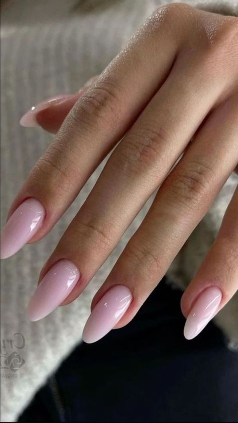 The cutest pink press on nails!! Click the link to purchase :) Nails Pink Light, Light Pink Pointy Almond Nails, Simple Milky Pink Nails, Pink Nails Soft, Press On Nails Milky, Milky Pink Acrylic Nails, Pink Natural Almond Nails, Ballerina Pink Almond Nails, Milly Pink Nails