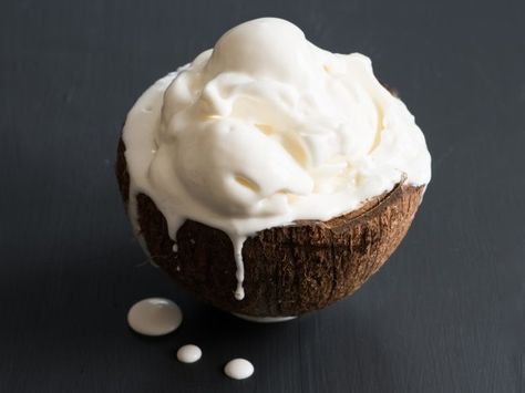 Coconut Ice Cream Gelato Recipe - Food.com Coconut Gelato, Gelato Recipes, Gelato Recipe, Gelato Ice Cream, Ice Cream Maker Recipes, Yogurt Ice Cream, Coconut Ice, Protein Ice Cream, Ice Cream Gelato