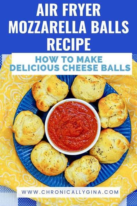 Air Fryer Mozzarella Balls Recipe: How to Make Delicious Cheese Balls doesn't love a good mozzarella ball? This recipe for air fryer mozzarella balls is simple and easy to follow. You'll be able to make these delicious little snacks in no time at all! Air Fryer Mozzarella Balls, Mozzarella Balls Recipe, Air Fryer Mozzarella, Luncheon Recipes, Garlic Parmesan Fries, Recipe For Air Fryer, Parmesan Fries, Mozzarella Balls, Fair Foods