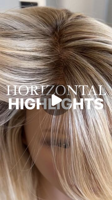 CARLY  ZANONI • Color & Placement Expert For Hairstylists on Instagram: "Horizontal foiling was hard for me!!   ✅ But first: want to know more about how I started to become more efficient PLUS my favorite placement that saves me 30 minutes? Comment 30 minutes and I’ll send you my FREE masterclass!!   Horizontal highlight foils made me nervous because I never knew what to do at the part. Do I do two back to back foils? Do I space them out, do I leave a veil on each side of the part!?   Here’s what helped me:  👉🏼 take a section that includes the hair on each side of the part (about 1.5 to 2 inches on each side) 👉🏼 start on one side of the section and work up through the section, spacing the foils out evenly when you get near the part  👉🏼 I don’t overthink exactly where the part is or a Back To Back Highlights, Slice And Weave Highlights, Micro Slice Highlights, Horizontal Foil Placement, Best Foil Placement, Horizontal Vs Vertical Highlights, Foiling Placement Techniques, Highlight Foil Patterns, Chunky Highlight Foil Placement