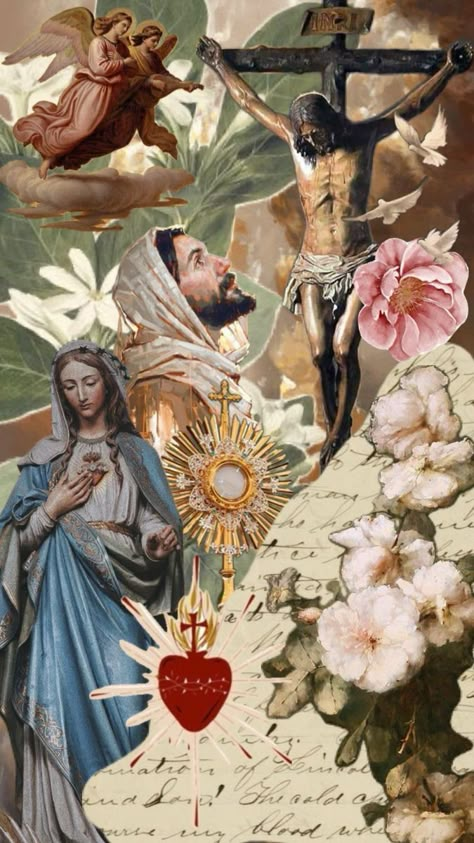 Catholic Artwork, Catholic Wallpaper, Virgin Mary Art, Mexican Culture Art, Catholic Decor, Jesus And Mary Pictures, Catholic Images, Ayat Alkitab, Religious Images