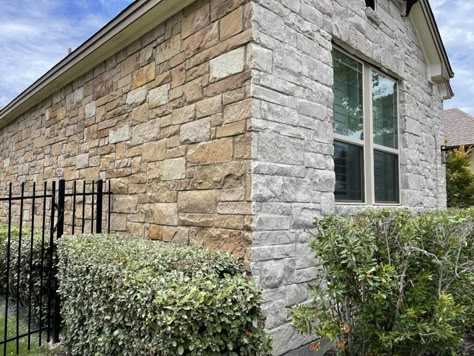 Painting Company | Limewash | Eco-Friendly Painting Limewashed Stone Exterior, Staining Exterior Stone On House, Painted Limestone Exterior, Limewash Stone Exterior Before And After, Lime Washed Stone Exterior, Lime Wash Exterior Stone, Limewash Exterior Stone, Lime Wash Stone Exterior, Painted Stone House Exterior