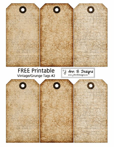 Ann B Designs: Vintage/Grunge Tags 2 - FREE Printable Eid Envelopes, Etiquette Vintage, Free Vintage Printables, בר מצווה, Printable Vintage, Printable Tags, Printable Labels, Printable Image, Vintage Printables