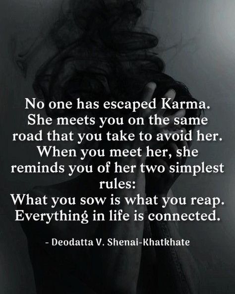 ✨ No one escapes Karma. 💥✨ She’s always lurking, waiting to meet you on that very road you thought you could avoid. 🚫💨 🔗 #Karma #LifeLessons #universe #whatgoesaroundcomesaround Be Careful How You Treat People Karma, I Hope Karma Slaps You Before I Do, Karma Will Hit You Back, Evil People Quotes Truths Karma, Karma Quotes Revenge, Mistress Quotes Karma, Sneaky People Quotes, Evil People Quotes, Quotes About Karma