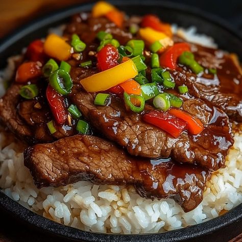 Best Ever Pepper Steak Pepper Steak Over Rice, Hamburger Pepper Steak Recipe, Peppered Steak And Rice, Instant Pot Pepper Steak Recipe, Green Pepper Steak Recipe, Beef Pepper Steak Recipe, Peppered Steak Recipe, Keto Pepper Steak, Best Pepper Steak Recipe