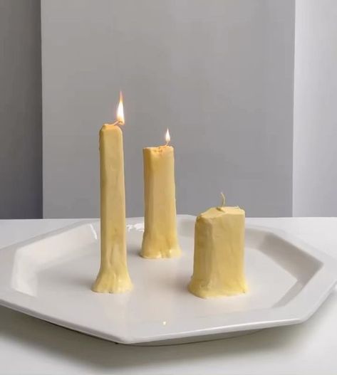 Edible Candles, Emily Carey, Weird Candles, Mood Candles, Food Candles, November 8, Melting Candles, Designer Candles, Best Candles