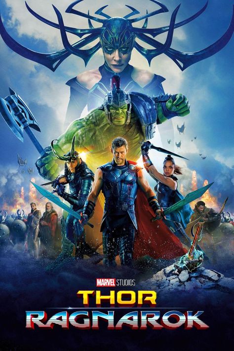 Thor Ragnarok Movie, Ragnarok Movie, Thor Ragnarok 2017, Good Comedy Movies, Best Movies Of All Time, 3d Cinema, Marvel Movie Posters, Movie Poster Design, Film Marvel