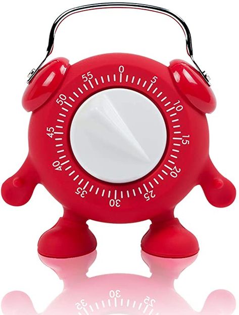 Boseen Kitchen Cooking Mechanical Timer - 60 Minutes Countdown Cooking Teaching Mechanical Egg Timer Wind Up Cute Timeout Timer for Kids No Battery Classroom Timer, Egg Timer, Kitchen Timers, Cool Kitchen Gadgets, How To Cook Eggs, 60 Minutes, Kitchen Cooking, Cooking Kitchen, Kitchen Utensils Gadgets