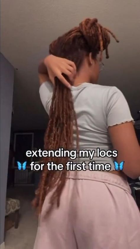 Loc Extension On Locs, Loc Hairstyles For Black Women Weave, Protective Styles For Short Locs, Temporary Loc Extensions, Adding Weave To Locs, Faux Locs Over Dreads, Loc Extensions Styles For Women, Getting Locs For The First Time, Faux Loc Extensions On Locs