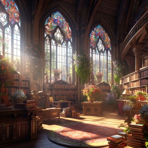 Magic Study Room, Fantasy Dinning Room, Fantasy Castle Inside, Fairytale Office, Magical University, Fantasy Castle Interior, Fantasy University, Magical Office, Magnificent Mansion Dnd