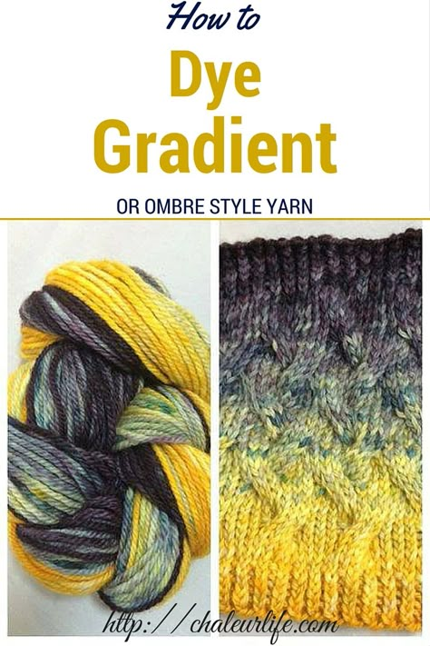 Dye Yarn, Dyeing Yarn, Ombre Yarn, Spinning Wool, Gradient Yarns, Ombre Fashion, Yarn Inspiration, Diy Yarn, Spinning Yarn