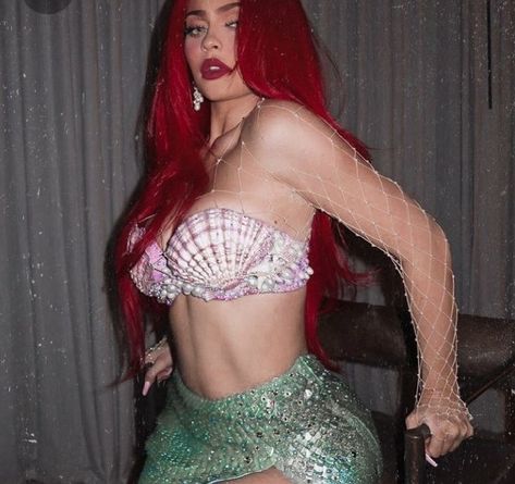 I love you kylie Jenner Kylie Jenner Images, Ariel Halloween, Ariel Halloween Costume, Kylie Jenner Dress, Ariel Costume, Mermaid Halloween Costumes, Ariel Costumes, Kylie Jenner Pictures, Little Mermaid Costume