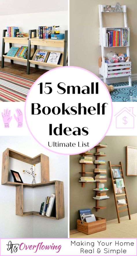 Simple Little Bookshelf Bookshelf Ideas For Small Spaces, Bookshelf Ideas Bedroom, Bookshelf Small Space, Small Bookshelf Ideas, Bookshelf For Small Spaces, Bookshelves Floating, Cheap Bookshelves, Bookshelves For Small Spaces, Friendship Adventure