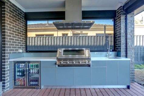 Outdoor Alfresco Kitchens Melbourne | Alfresco Kitchens, Outdoor Kitchen Cabinets Melbourne Alfresco Bbq, Alfresco Ideas, Outdoor Living Kitchen, Outdoor Alfresco, Outdoor Entertainment Area, Outdoor Bbq Area, Outdoor Kitchen Cabinets, Outdoor Kitchen Bars, Outdoor Bbq Kitchen