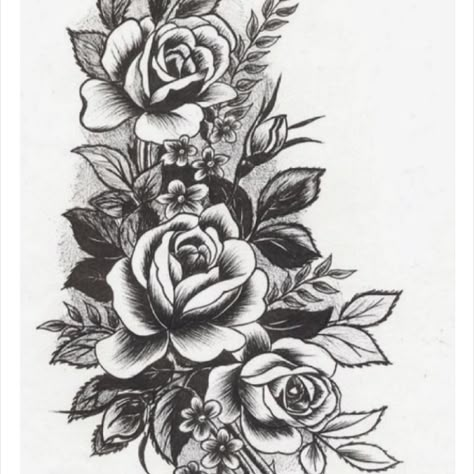 Large floral upper back tattoo by D'Lacie Jeanne. #flower #floral #botanical #D'LacieJeanne #neotraditional Wildflowers Tattoo, Rose Tattoo Sleeve, Illustration Tattoo, Wolf Tattoos, Tattoo Love, Hip Tattoo, Flower Tattoo Designs, Trendy Tattoos, S Tattoo