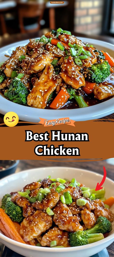 Dive into the bold flavors of Hunan Chicken, a spicy and aromatic dish from the Hunan province of China. Featuring stir-fried chicken with colorful vegetables in a hot and tangy sauce, this dish is sure to awaken your taste buds. Perfect for those who love a fiery meal with a depth of flavor. #HunanChicken #SpicyFood #ChineseCuisine Hunan Sauce Recipe, Hunan Chicken Recipe, Hunan Sauce, Hunan Chicken, Popular Chicken Recipes, Stir Fry Sauce Recipe, Popular Chinese Dishes, Comfort Casseroles, Chicken Slices