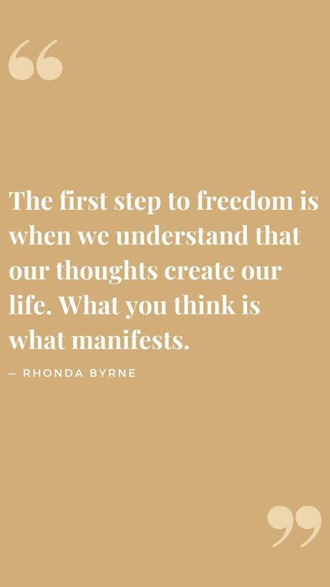 Rhonda Byrne Quotes, Rhonda Byrne, Manifest Abundance, The Secret Book, Manifestation Quotes, First Step, What You Think, Inner Peace, Our Life