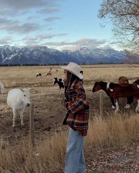 there’s a new cowgirl in town!! 🤠🐎🪵 #jacksonhole #wyoming #pinterestinspired #country Wyoming Aesthetic, Canterwood Crest, Jacksonhole Wyoming, Knockin On Heaven's Door, Montana Style, 2025 Aesthetic, Jackson Wyoming, Cowboy Aesthetic, Country Aesthetic