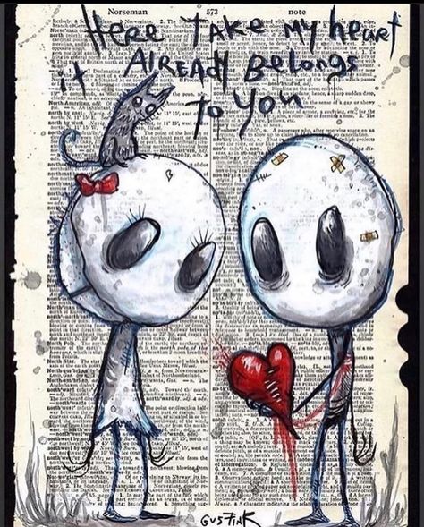 Happy Valentines Day Pictures, Take My Heart, Valentines Day Pictures, Valentines Day Wishes, Emo Art, Dark Art Drawings, Voodoo Dolls, Beautiful Dark Art, Creepy Art