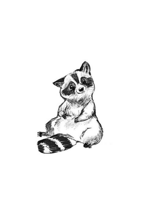 Raccoon Holding Something Drawing, Best Friend Raccoon Tattoos, Raccoon Hand Tattoo, Tattoo Ideas Raccoon, Cartoon Raccoon Tattoo, Raccoon Tattoo Cute, Tiny Raccoon Tattoo, Cute Raccoon Drawing Simple, Racoon Tattoo Simple