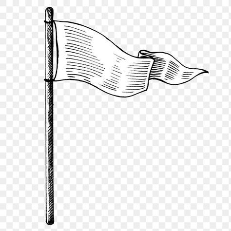 Hand drawn white flag design element | free image by rawpixel.com / Hein White Flag Surrender, Medieval Flag, Wind Drawing, Flag Drawing, Medieval Artwork, Sports Flags, Communication Techniques, Png Vintage, Vintage Flag