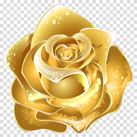 Rose Flower Illustration, Rose Clip Art, Red Roses Background, Flower Bouquet Drawing, Gold Rose Flower, Red And Yellow Roses, Gold Png, Rosé Png, Illustration Flower