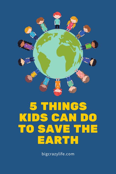 Looking for simple ways your kids can start taking care of the planet? Here are five easy things kids can do to save the earth. #planetearth #kidsactivities #girlscouts Earth For Kids, Earth Games, Sharing The Planet, Teen Projects, Nature Lessons, Planet Crafts, Biological Science, Save Planet Earth, Planet Drawing