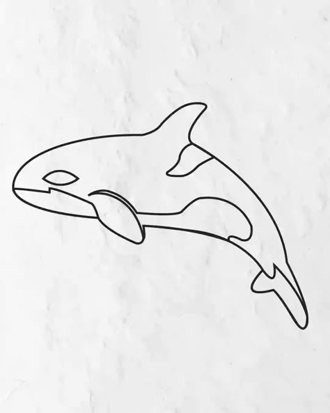 Orca Whale Tattoo, Whale Sketch, Killer Whale Tattoo, Dog Drawing Simple, Atlas Tattoo, Orca Tattoo, Whale Drawing, Sunset Canvas Painting, Whale Tattoos