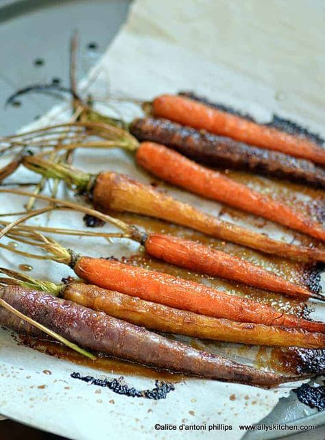 roasted maple dijon carrots - Ally's Kitchen Dijon Carrots, Side Dish Ideas, Your Next Movie, Dish Ideas, Best Side Dishes, Embrace Change, Thanksgiving Ideas, Food To Try, Dijon