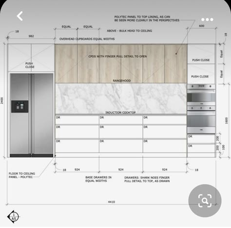 Kitchen Drawer Dimensions, Cabinet Detail Drawing, Kitchen Details Drawing, Kitchen Cabinet Drawing, Tall Kitchen Cabinets Ideas, Kitchen Front View, Kitchen Cabinets Measurements, Kitchen Cabinets Drawing, Kitchen Cabinet Dimensions