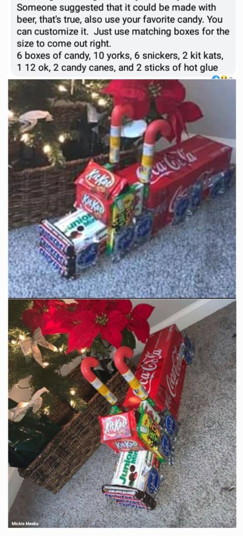 Truck Made Out Of Candy, Semi Truck Made Out Of Candy And Pop, Christmas Candy Trucks, Candy Christmas Truck, Candy Truck Diy, Christmas Candy Truck, Candy Truck Ideas, Semi Truck Made Out Of Candy, Christmas Candy Semi Truck