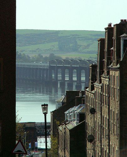 The Tay rail bridge seen from Dundee's Perth Road, looking down Step Row Dundee Aesthetic, Dundee University, Perth Scotland, Dundee City, Dundee Scotland, Road Bridge, Scottish Culture, A Bridge, Inverness