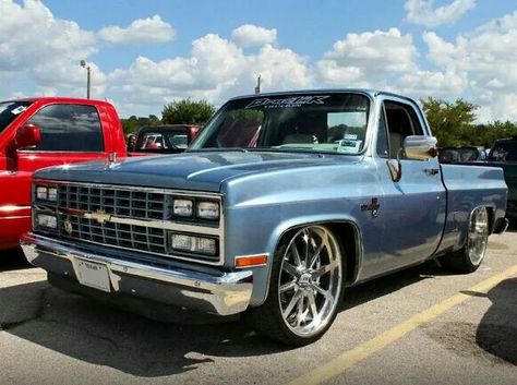 Chevy truck Need Of Speed, 87 Chevy Truck, Square Body Chevy, C10 Chevy Truck, Custom Chevy Trucks, C10 Trucks, Lowrider Cars, Paint Color Ideas, Square Body