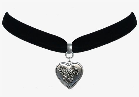 Earings Png Aesthetic, Heart Locket Choker, Jewelry Png Aesthetic, Accessories Aesthetic Png, Choker Png, Png Necklace, Necklace Png, Jewelry Png, Choker 90s