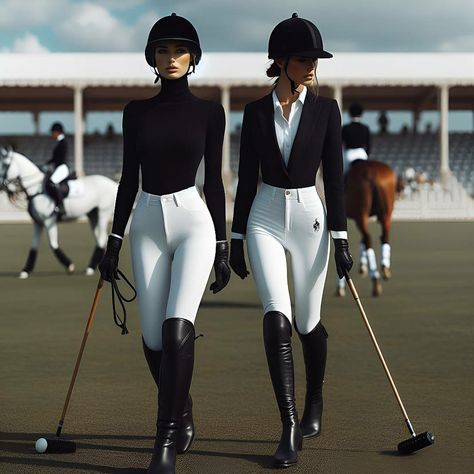 Polo Horse Riding Outfit, Horseback Riding Outfit Winter, Equestrian Outfits Aesthetic, Horseback Riding Outfit Casual, Horse Riding Outfit Women, Horse Girl Outfits, Cowgirl Fits, Riding Outfit Equestrian, Equestrian Style Outfit