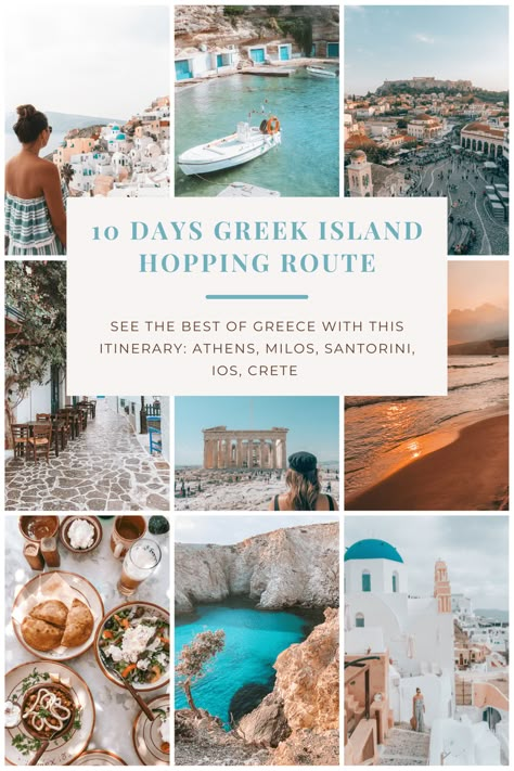 Greece Island Itinerary, 5 Days In Greece Greek Islands, 12 Day Greece Itinerary, Island Hopping Greece Itinerary, One Week Greece Itinerary, Greece Itenary, How To Plan A Trip To Greece, Greece Islands Top 10, 2 Weeks In Greece