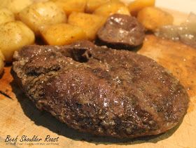 Beef Shoulder Roast, Beef Shoulder, Oven Roast Beef, Pan Gravy, Veal Recipes, Beef Steak Recipes, Shoulder Roast, Beef Bone Broth, Best Meatloaf