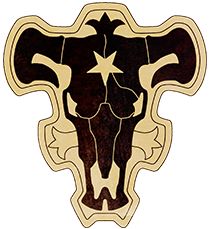 Black bulls Anime Sleeve, Knight Squad, Anime Tattoo Ideas, Black Bulls, Clover Tattoos, Clover Manga, Black Clover Manga, Bull Logo, Anime Tattoo